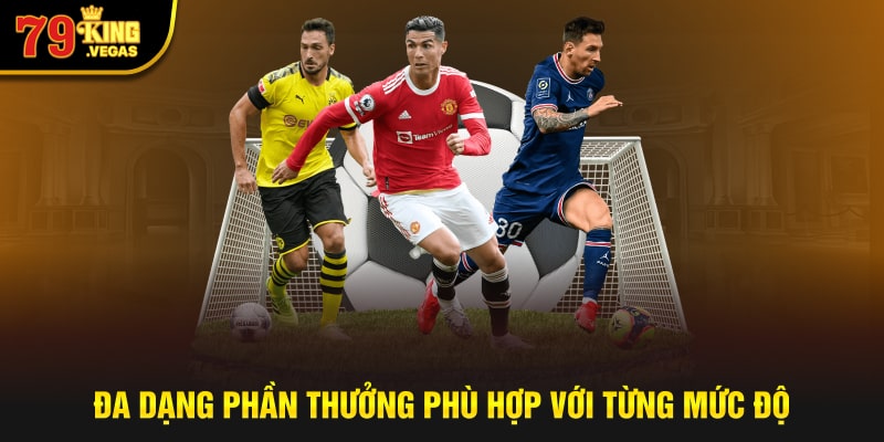 Đa dạng phần thưởng phù hợp với từng mức độ Đa dạng phần thưởng phù hợp với từng mức độ